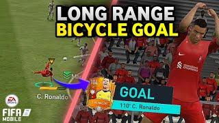 Can we score a long range bicycle goal?? | fifa mobile