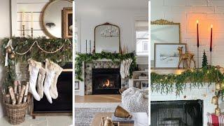 Cozy Farmhouse Christmas Mantel Decor Ideas: Simple and Charming Touches