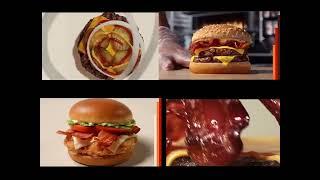 4 Burger King ads playing at the same time