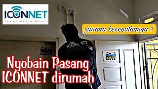 pemasangan pelanggan baru Iconnet Internet Dari PLN