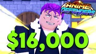 Spending $16,000 ROBUX To Get Secret Hakari, Chance King In Anime Defenders!