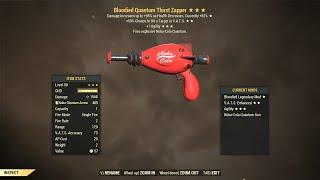 Fallout 76: Bloodied Quantum Thirst Zapper.