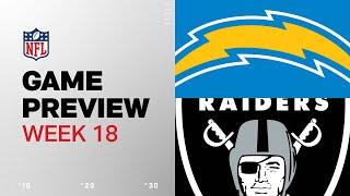 Los Angeles Chargers vs. Las Vegas Raiders | 2024 Week 18 Game Preview