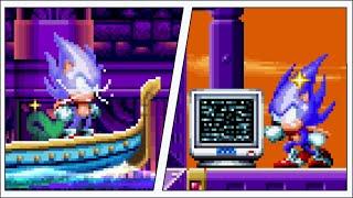 Lightning Speed Super Sonic In Sonic Mania