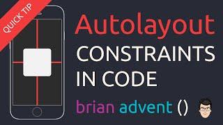 iOS Swift Tutorial: Auto Layout Constraints in Code