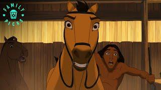 Spirit Escapes from the Army Base | Spirit: Stallion of the Cimarron