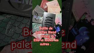 Blend Bunny x Ellis  #blendbunny #eyeshadowpaletteshorts  #makeupcomparaison