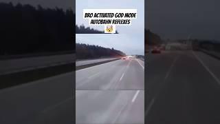 Bro got Next level Autobahn Reflexes   #autobahn #highway #germany #cars #fastcars #speed #waw