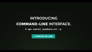 PushBots from command-line Tutorial