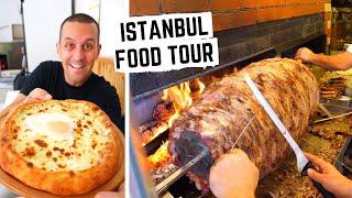 TURKISH FOOD TOUR | Best TURKISH FOOD in Istanbul, Turkey- Pide + Kebab | What TO EAT IN ISTANBUL