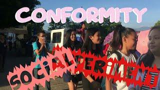 Conformity (Social Experiment) by the students of STEM 11-A