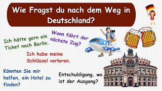 Visiting Germany?  Must-Know Travel Phrases for Tourists! LEARN GERMAN FAST !!  #deutsch