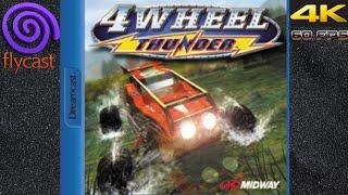 4 Wheel Thunder Dreamcast Widescreen Gameplay Flycast 4K 60FPS patch instructions in description