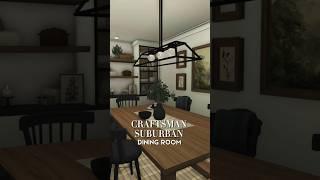 Bloxburg Suburban Dining Room Inspo