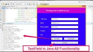 How To work with TextField in Java / working with Textfeild in Java