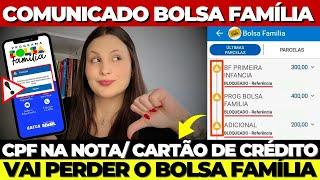 QUEM USAR O CPF NA NOTA ou CARTÃO DE CRÉDITO VAI PERDER O BOLSA FAMÍLIA? NOVOS BLOQUEIOS em DEZEMBRO