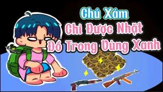 Một ngày chỉ nhặt đồ ở Vùng Xanh trong FreeFire | Chú Xám