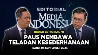 Paus Membawa Teladan Kesederhanaan - Bedah Editorial MI