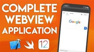 Swift 4.2 Xcode Tutorial - Web View Application Part 1 - iOS 12 Geeky Lemon Development