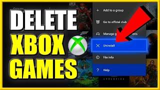 How to DELETE GAMES on XBOX ONE & Uninstall APPS (Easy Method!)