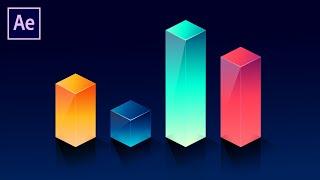 Isometric 3D Box Appearing Animation - After Effects Tutorial
