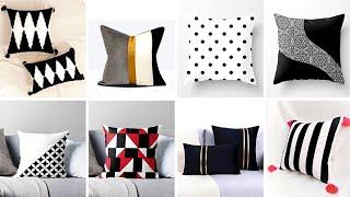 BLACK Color Cushion Covers Designs 2023 | Handmade Cushion and Pillow Covers Ideas