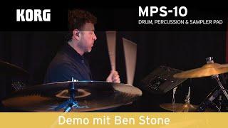 KORG MPS-10 Drum-, Percussion- & Sampler-Pad - Demo mit Ben Stone