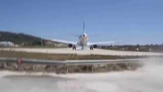 Takeoff from Skiathos Airport