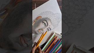 Gautam Buddha Drawing #shorts #drawing