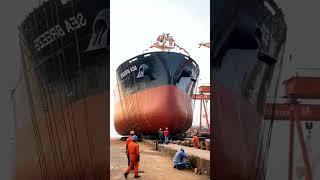 The moment the ship was launched (REVERSE) #shorts
