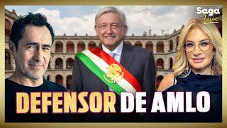 DEMIÁN BICHIR estrena serie pero DEFIENDE a AMLO: "Es un presidente ÍNTEGRO”