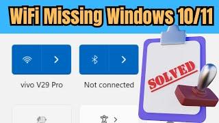 How to Fix WiFi Not Showing in Settings on Windows 10/11 [Easy Steps]