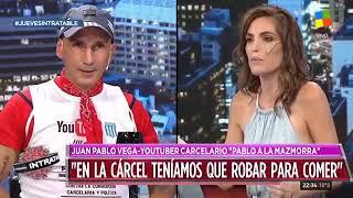 Pablo a la Mazmorra "Intratables "  Por America TV. Cárceles Argentinas.