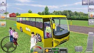 Bus Game Android: Schoolbus Driver 3D SIM - Mobile gameplay