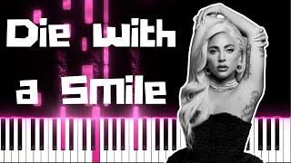 Die With A Smile - Lady Gaga and Bruno Mars | Piano Cover