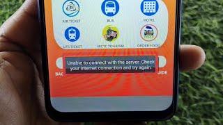 How to fix Unable to connect with the server. Check your internet connection and try again in IRCTC