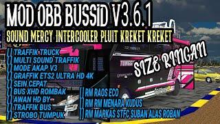 RILIS OBB BUSSID V3.6.1 SOUND MERCY INTERCOOLER PLUIT KREKET KREKET | SPESIAL GRAFFIK ULTRA HD 4K