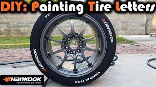 DIY: How to Paint Tire Lettering