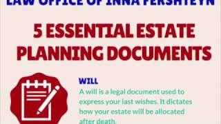 5 Essential Estate Planning Documents