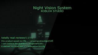 Night Vision System | ROBLOX STUDIO