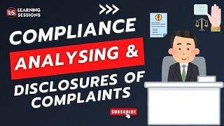 Disclosures of Complaints | Compliance in Banks | IIBF Certification