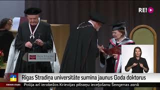 Rīgas Stradiņa universitāte sumina jaunus Goda doktorus