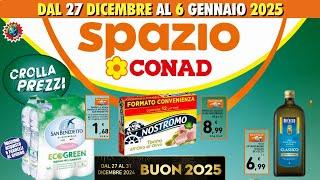 Volantino Conad dal 27 dicembre al 6 gennaio 2025  CROLLA PREZZI 🟩⬜️🟥 #offertefestive spazio conad