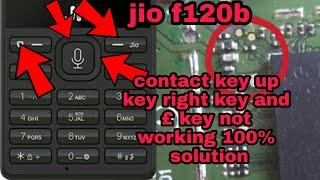 jio f120b keypad not working 100% solution in Hindi contact key up key right key and SMS key not