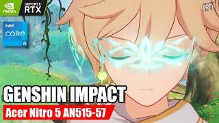 GENSHIN IMPACT VERSION 3.0 (PC) - RTX 3050 Ti | 8GB RAM | Acer Nitro 5 AN515-57 Benchmark | 1080p