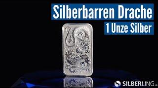 Münzbarren Drache 1 Unze Silber 9999 -  Perth Mint