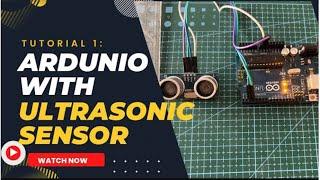 Arduino with ultrasonic sensors | Arduino tutorial 2