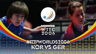 Hyun Jung Moon vs  Elke Wosik | 2006 World Table Tennis Championships