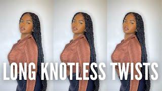 LONG KNOTLESS TWISTS