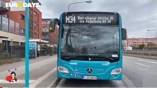 Buslinie 34 | Gallus Mönchofstraße ~ Bornheim Mitte